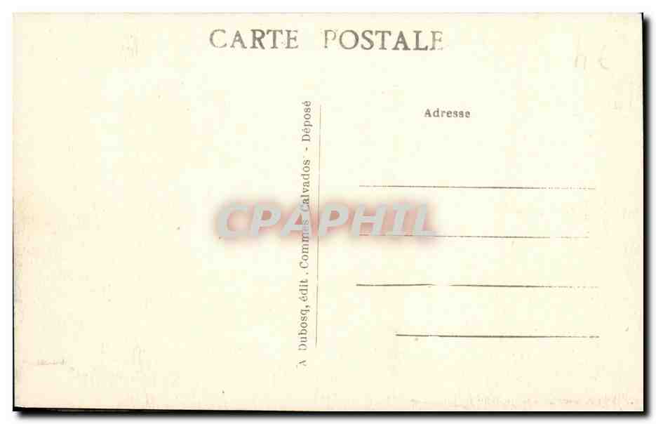 CPA Colleville Sur Mer L Entree du Parc — Verso