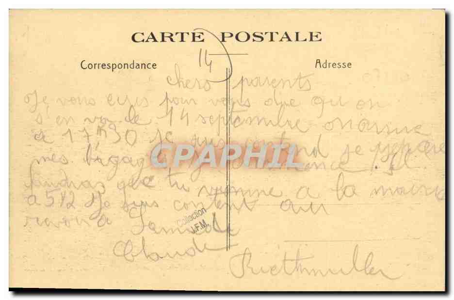 Colonie de Colleville-sur-Orne (Calvados) — Sur le Stade — Verso
