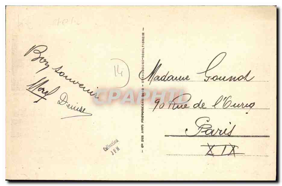 CPA Courseulles Sur Mer la Plage — Verso