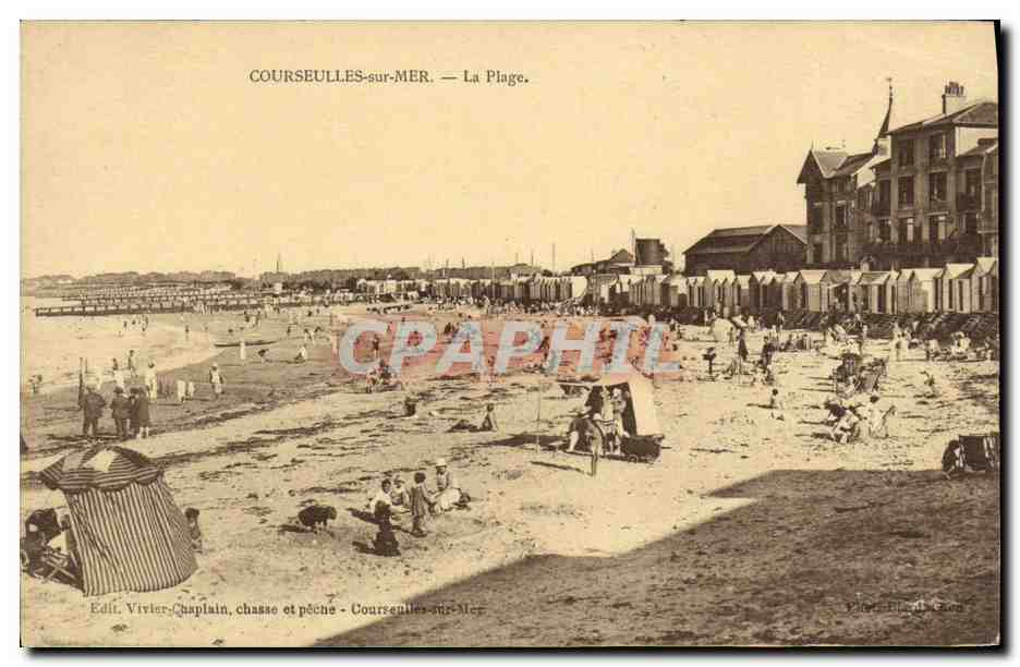 CPA Courseulles Sur Mer La Plage