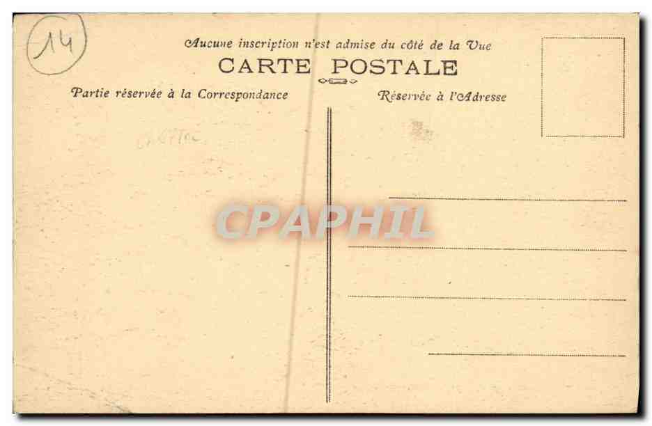 CPA Courseulles Sur Mer La Plage — Rückseite