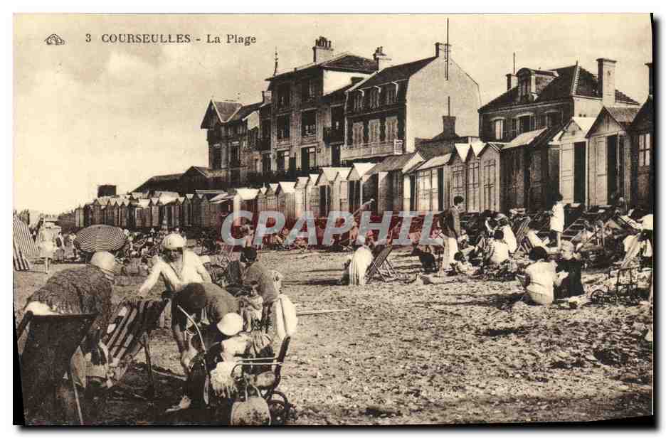 Courseulles - La Plage — éditeur C. Albasconto des Arts Phénoménaux, Strasbourg, n°3