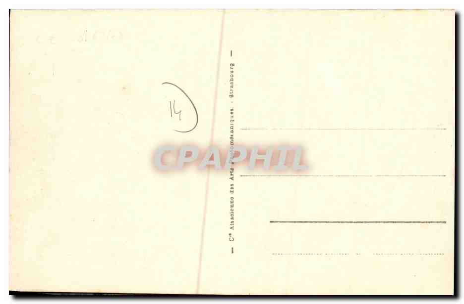 Courseulles - La Plage — éditeur C. Albasconto des Arts Phénoménaux, Strasbourg, n°3 — Reverso