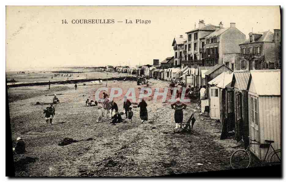CPA Courseulles La Plage 
