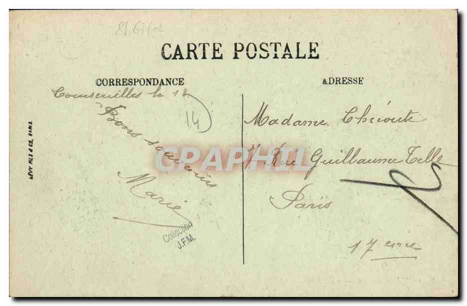 CPA Courseulles La Plage Enfants — Rückseite