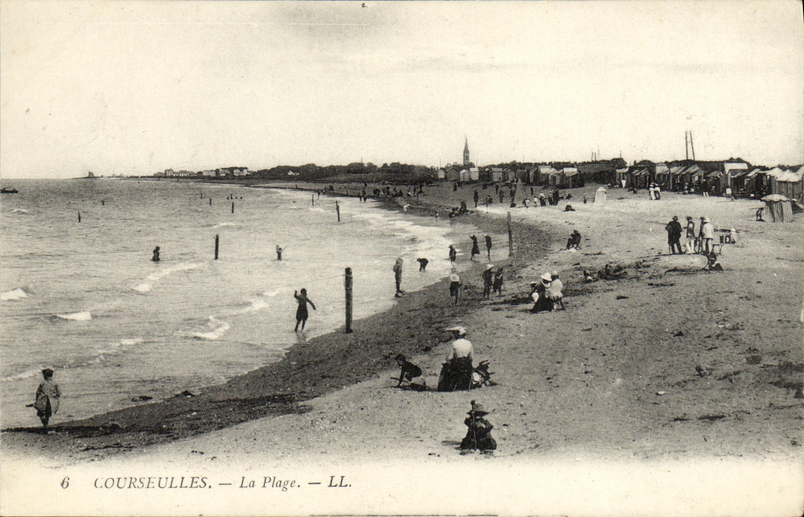 Courseulles — La Plage — LL. - Recto