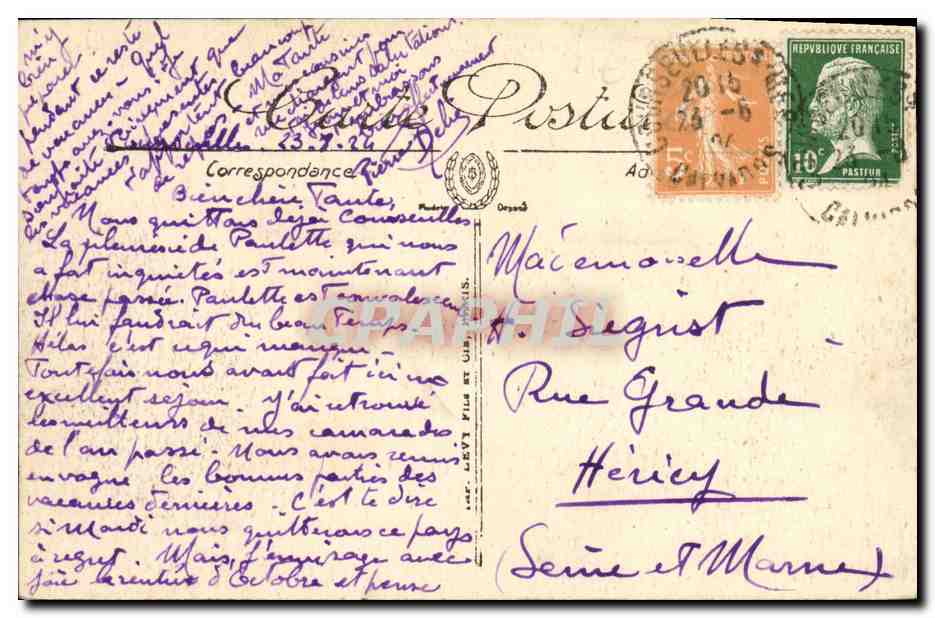 Courseulles-sur-Mer — La Plage — LL. — Reverso