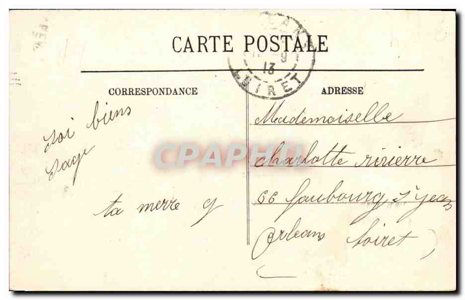 COURSEULLES — Enfants sur la Plage — LL. N°10 — Verso