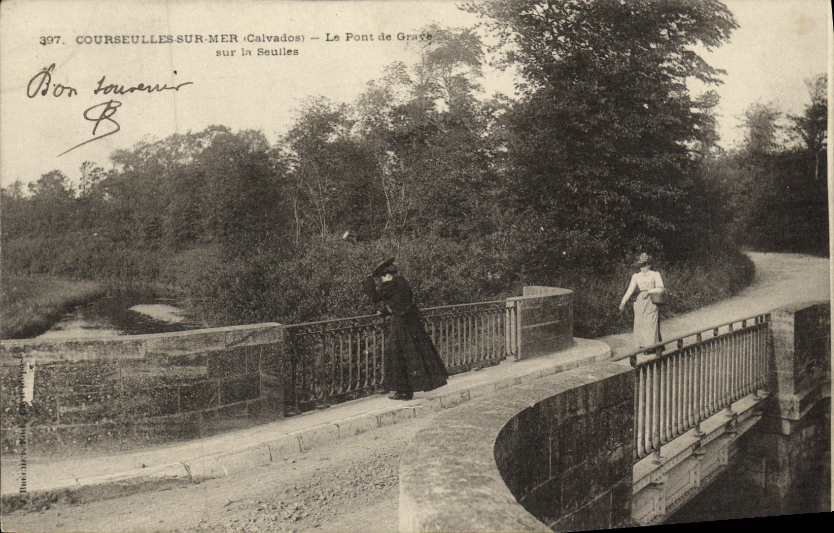 Courseulles-sur-Mer (Calvados) — Le Pont de Gras sur la Seulles — Bucches & Cie, n°397