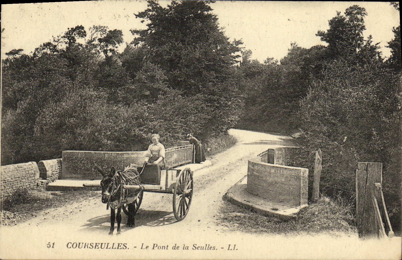 COURSEULLES - Le Pont de la Seulles - L.I.