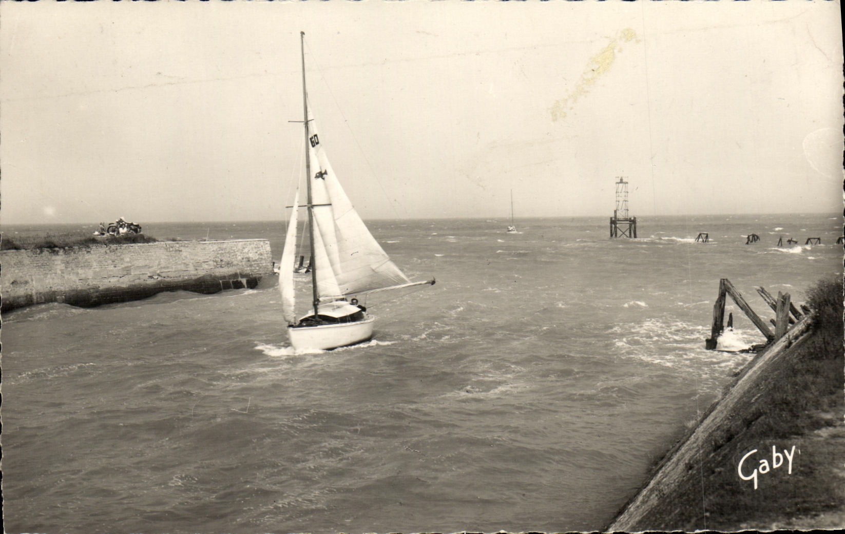 CPM Courseulles Sur Mer Yacht Bateau