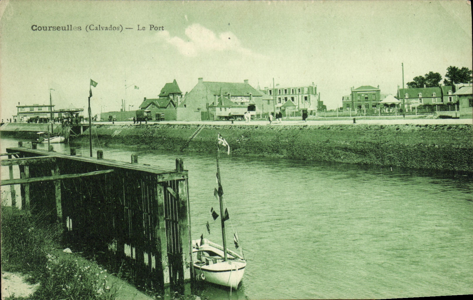 Courseulles (Calvados) — Der Hafen — Verlag Tabulet, Tabac
