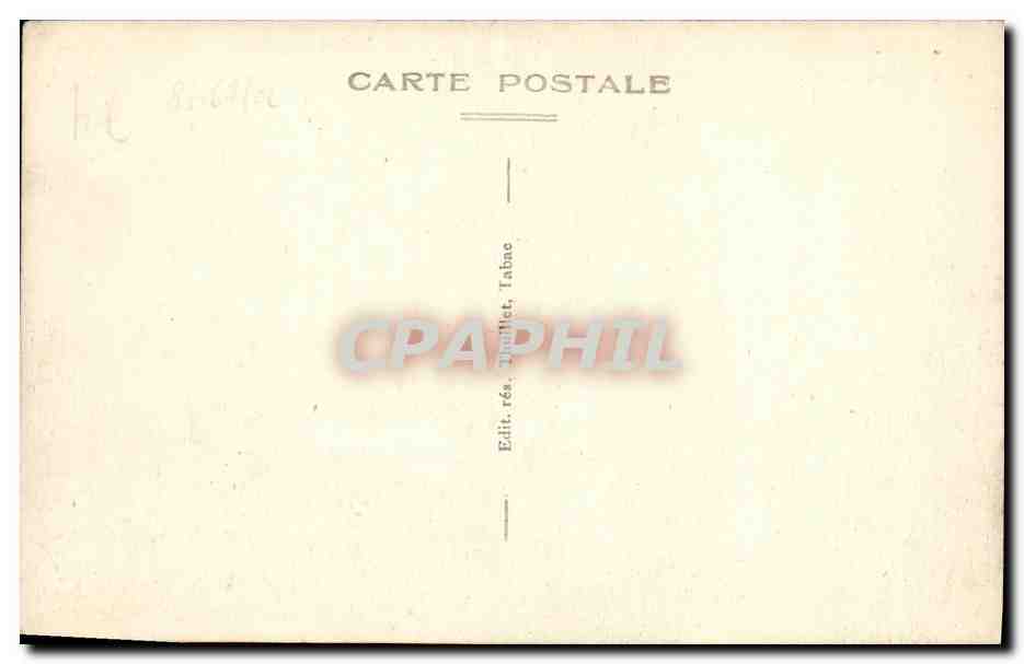 Courseulles (Calvados) — Der Hafen — Verlag Tabulet, Tabac — Rückseite