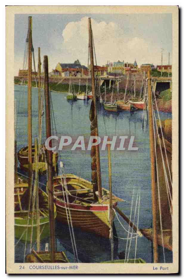 COURSEULLES-sur-MER — Le Port — C. DES ARTS MÉCANIQUES, n°24