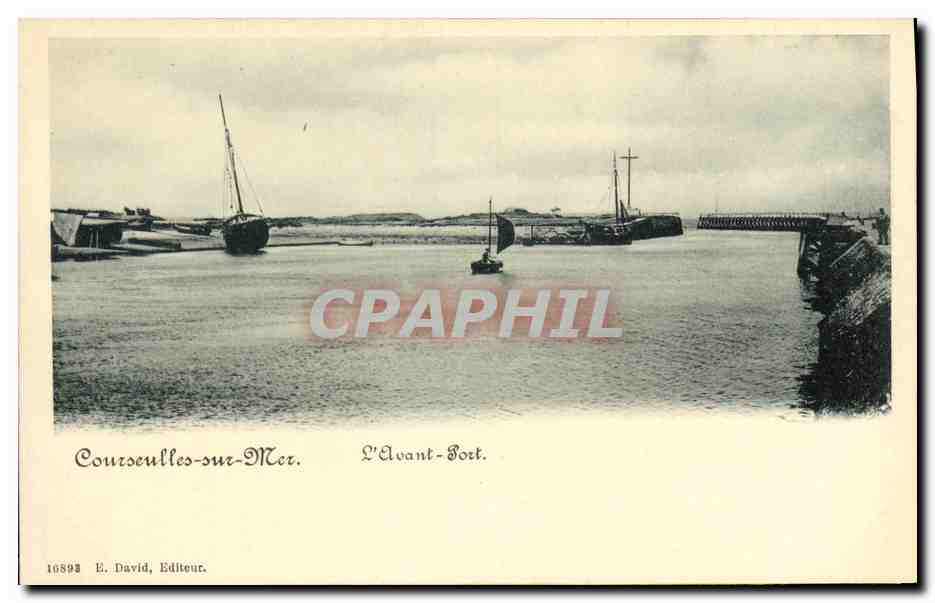 Courseulles-sur-Mer — Der Avant-Port — E. David, Verlag, Nr. 16892