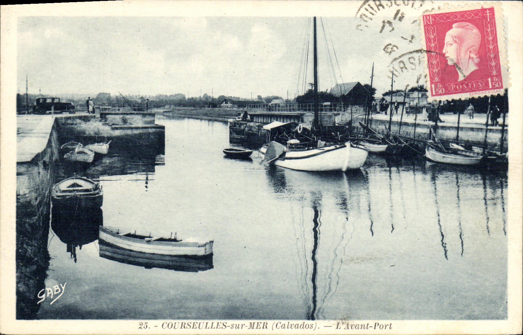 COURSEULLES-sur-MER (Calvados) — L'Avant-Port — Gaby n°25