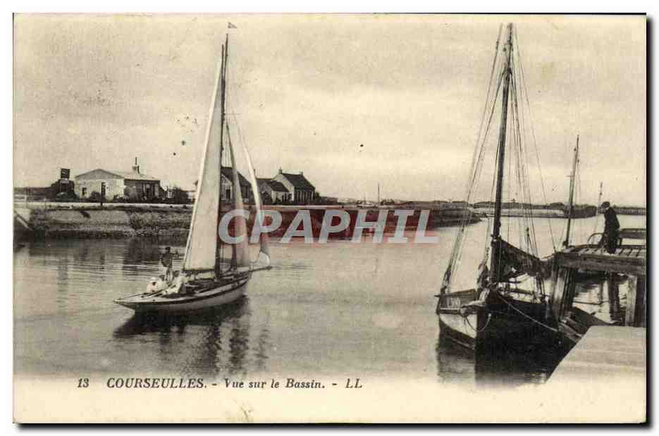 COURSEULLES - Vue sur le Bassin - LL