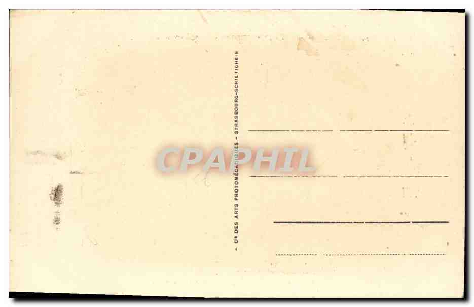 COURSEULLES - Hôtel de Paris — éditeur CPAPHIL, n°14 — Verso