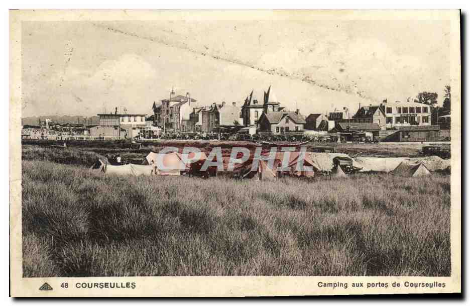 CPA Courseulles Camping aux Portes de