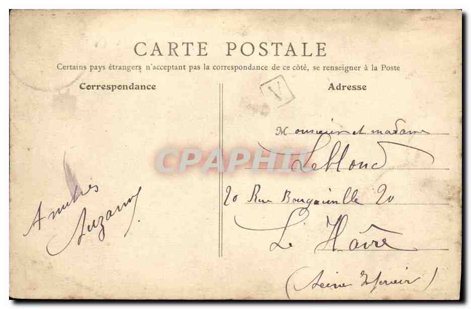 Courselle-sur-Mer — Le Colombier — B.F. Paris n°14 — Rückseite