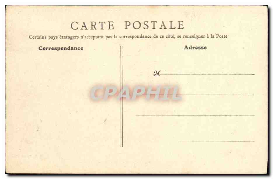Courselle-sur-Mer — La Place de la Mairie — B.F., Paris, n°9 — Rückseite