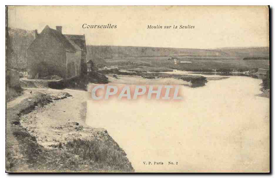 Courseulles — Mühle am Seulles — V.P. Paris Nr. 2