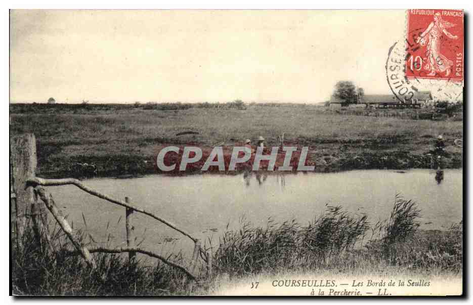 COURSEULLES — Les Bords de la Seulles à la Percherie — LL. — n°57
