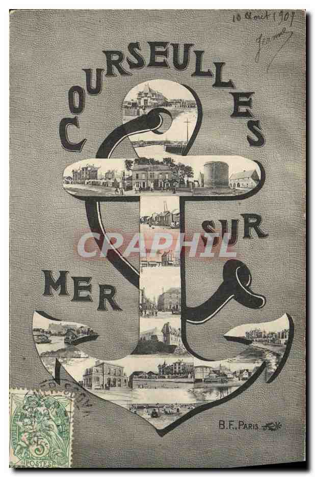 CPA Courseulles Sur Mer Ancre de Marine 