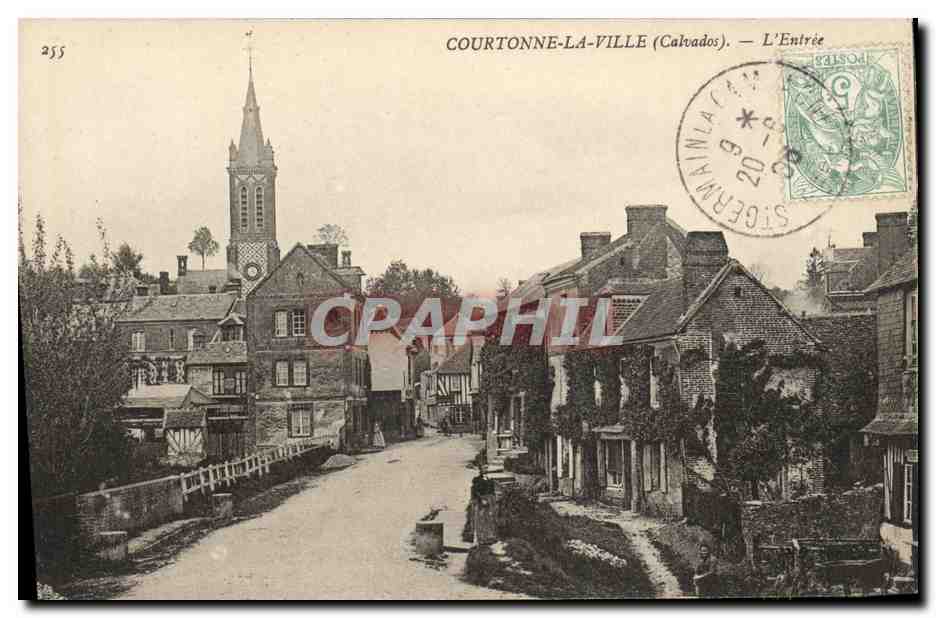 Courtonne-la-Ville (Calvados) — L'Entrée — éditeur inconnu, n° 255