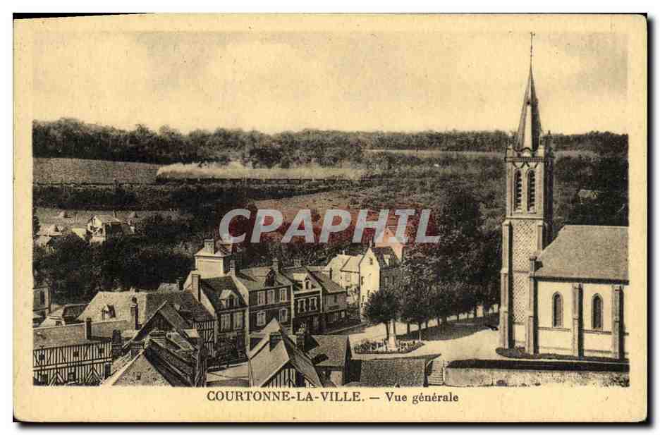 Courtonne-la-Ville — Vue générale — Ch des Arts Photomecaniques, Strasbourg