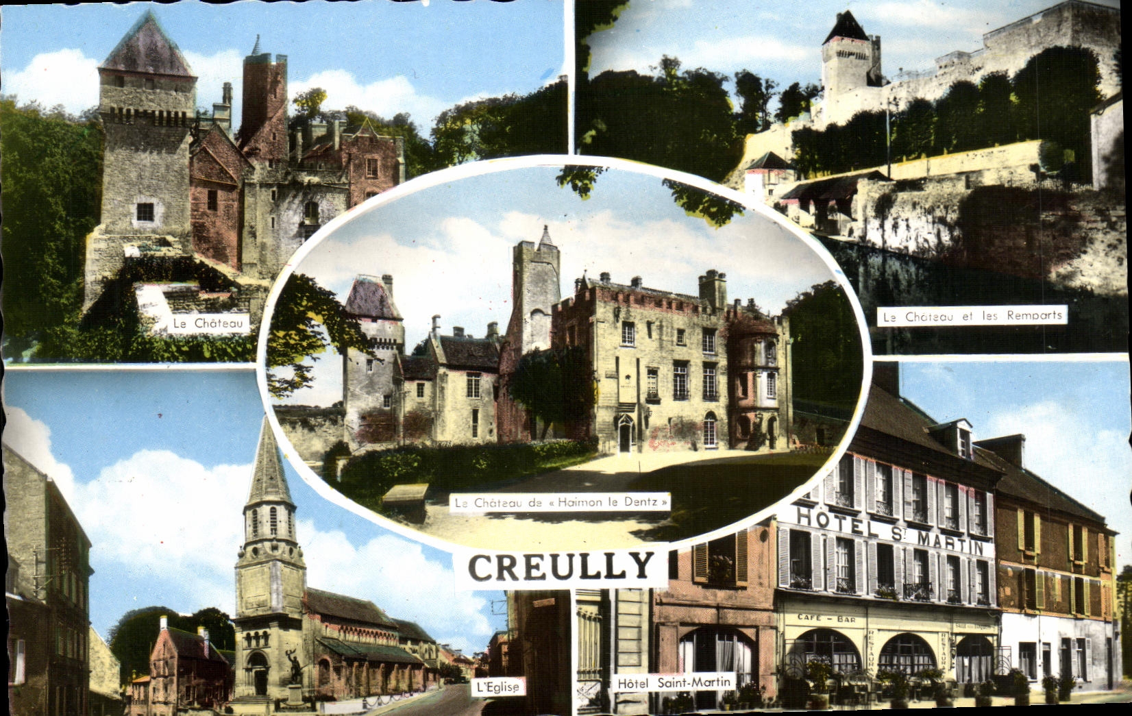 Creully — Le Château, l'Église, l'Hôtel Saint-Martin — Éditions Artaud, Nantes