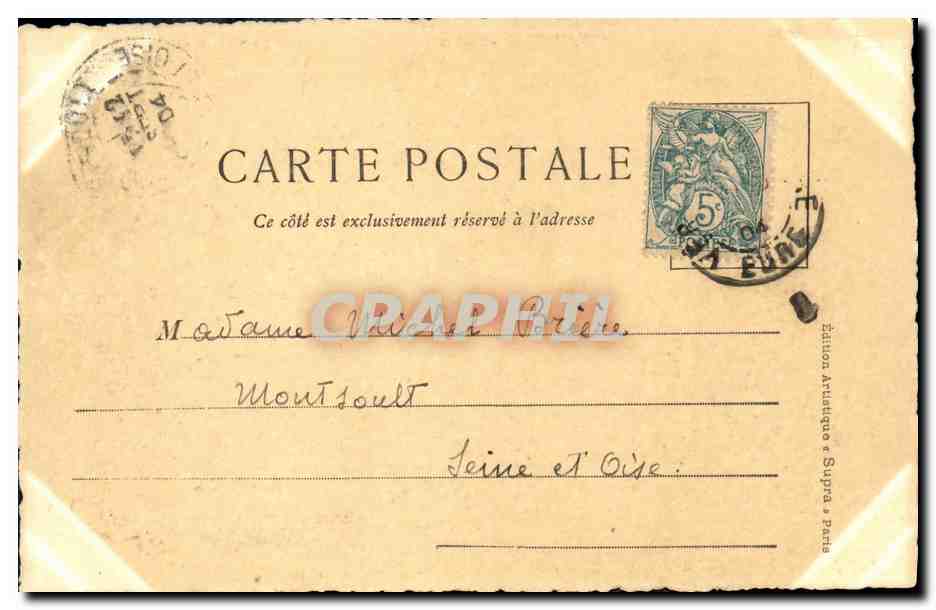 CPA Chateau de Creully XV e et XVl e siecle — Verso