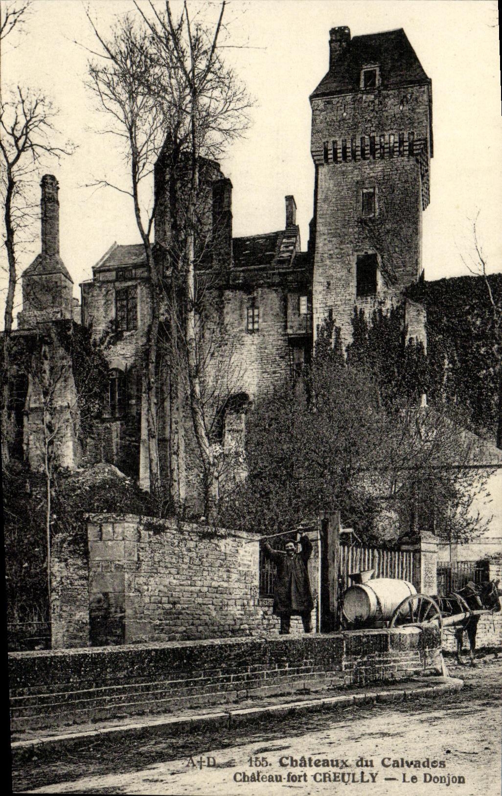 Château-fort CREULLY — Le Donjon — Châteaux du Calvades — n°155
