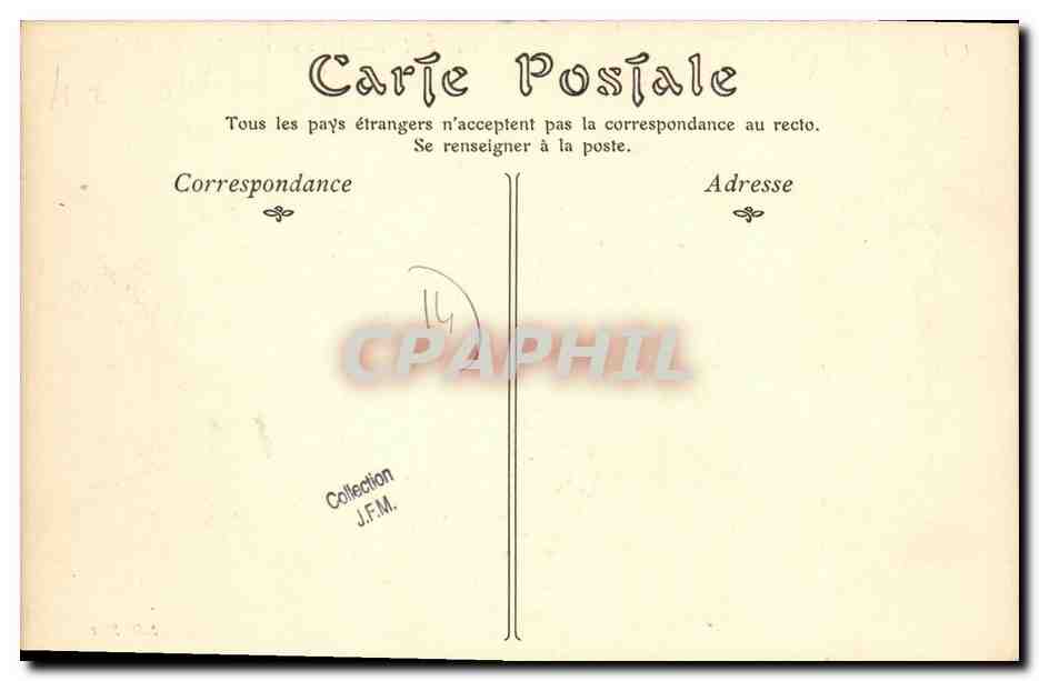 Creully — Vestibule de la Salle des Gays — éditeur non identifié, n° de série 184 — Rückseite