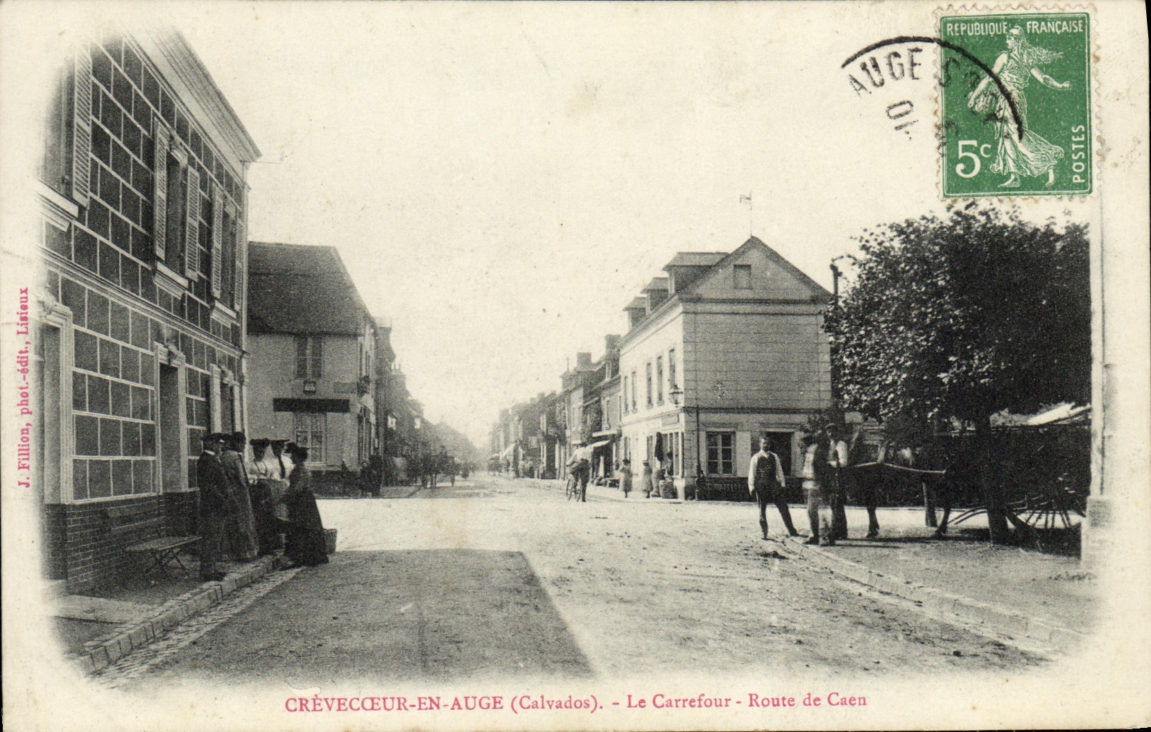 Crèveceœur-en-Auge (Calvados) — Il Crocicchio - Strada per Caen — J. Fillion, fot.-edit. Listeux