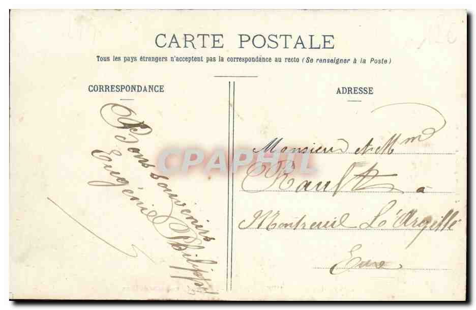 Crèveceœur-en-Auge (Calvados) — Il Crocicchio - Strada per Caen — J. Fillion, fot.-edit. Listeux — Verso