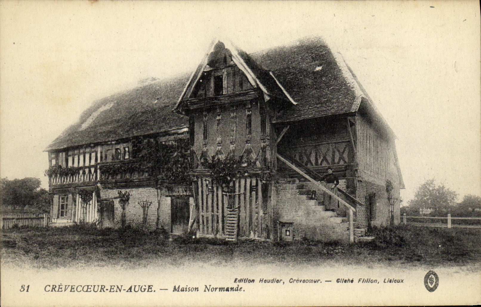 Crèveceœur-en-Auge — Maison Normande — Edition Heudier, Crèveceœur, Gillehé Fillion, Lisieux