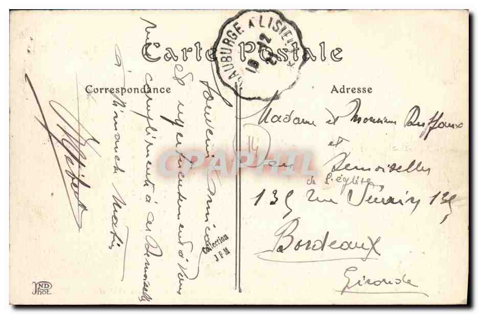 CPA Crevecoeur en Auge Le Vieux Chateau  — Rückseite