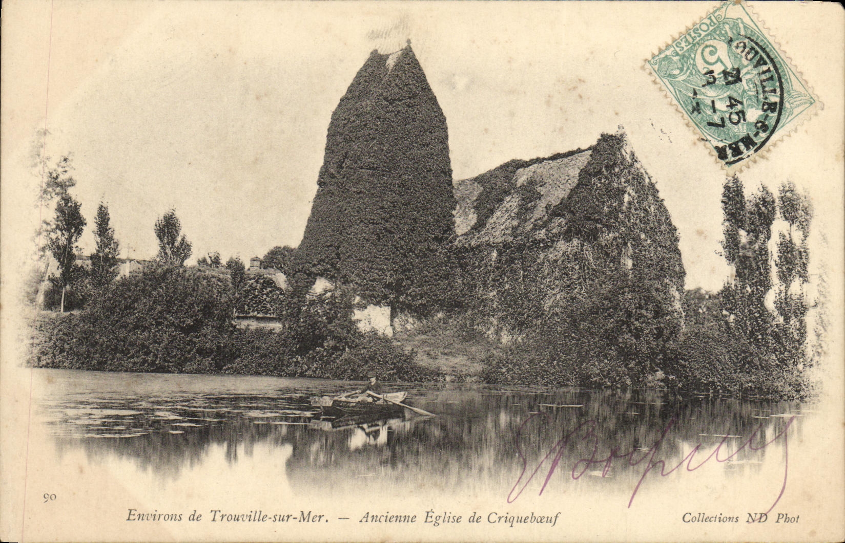 Environs de Trouville-sur-Mer — Ancienne Église de Criquebœuf — Collections ND Phot