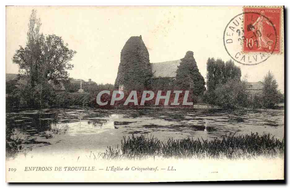 Environs de Trouville — L'Église de Cricquebœuf — LL