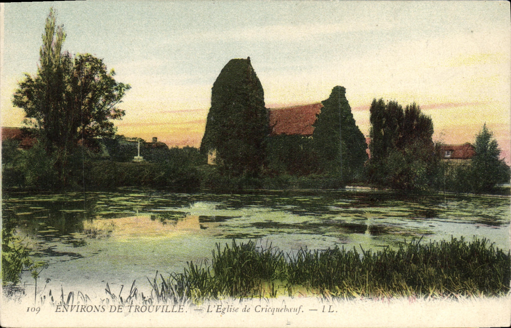 Environ de Trouville — L'Église de Cricquebœuf — I.L.