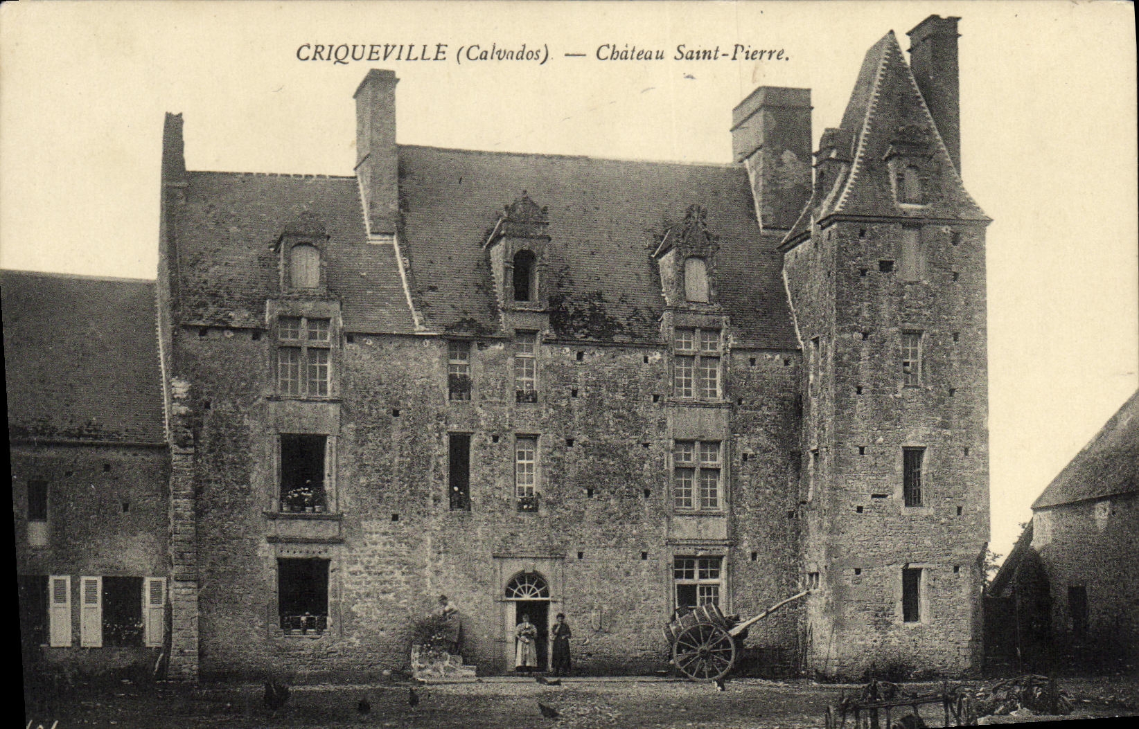 CPA Criqueville Chateau Saint Pierre