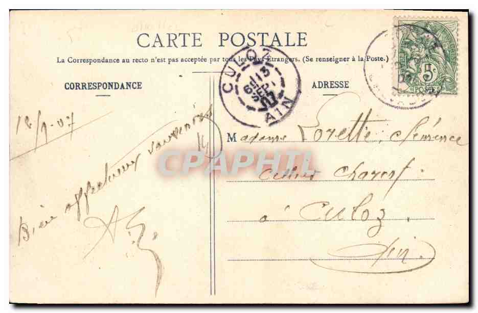 CPA Cricqueville en Auge Ancienne Abbaye de Royal Pre — Verso