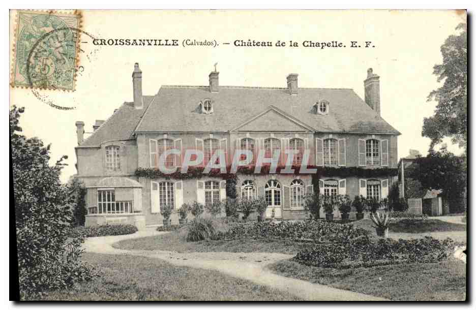 CPA Croissanville Chateau de la Chapelle