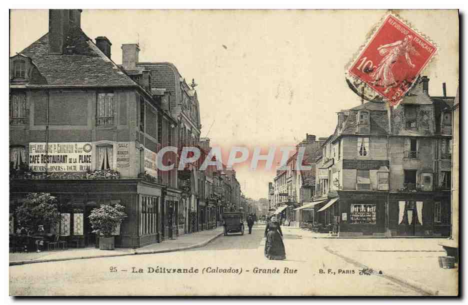 La Délivrande (Calvados) — Grande Rue — B. F., Paris