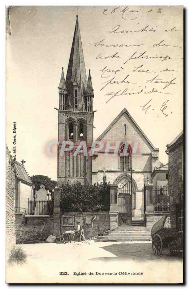 CPA Eglise de Douvres la Delivrande
