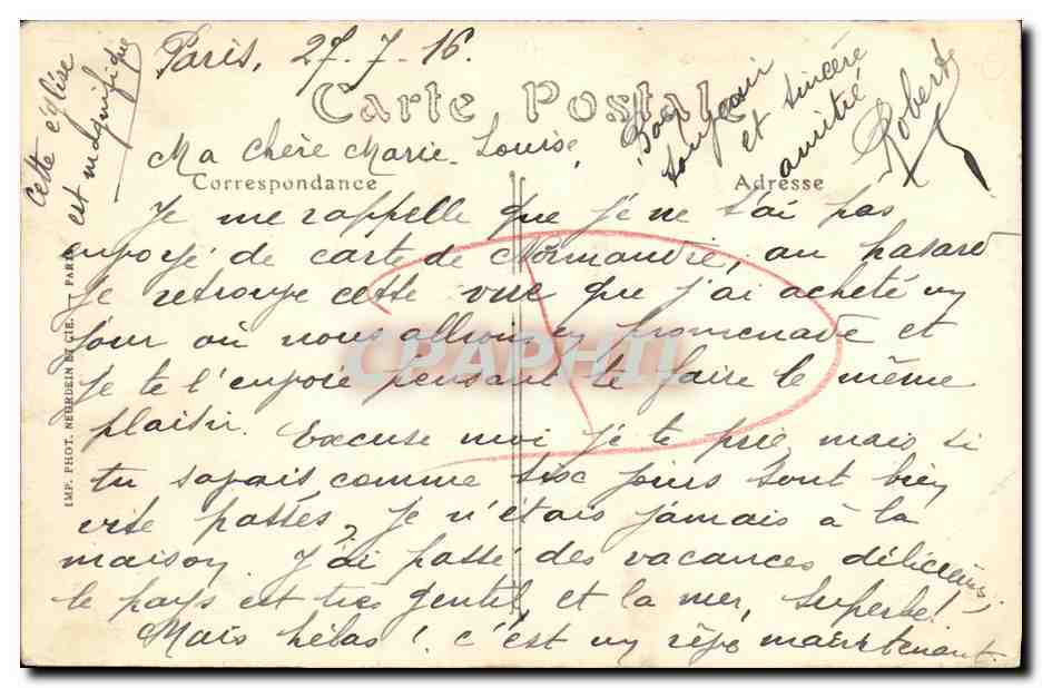 La Delivrande (Calvados) — Notre-Dame-de-la-Délivrande, la Basilique, côté Nord-Ouest — ND. Phot. n°105 — Reverso