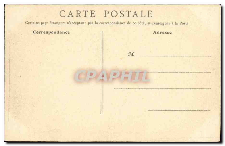 CPA La Delivrande Eglise Notre Dame et la Place — Rückseite