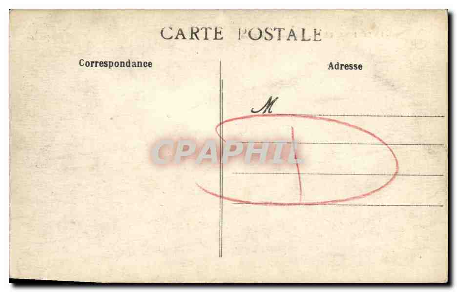 CPA La Delivrande La Basilique et la Place — Rückseite