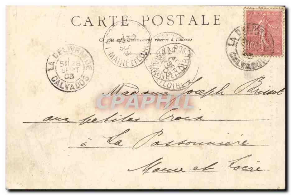 La Délivrande - Vierge Miraculeuse — éditeur Brouconnier, n°6 — Reverso